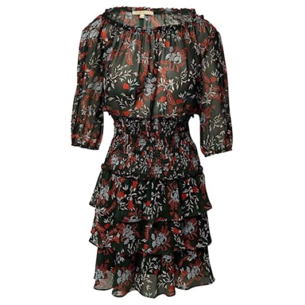 Maje Romeane Floral Print Dress (D5)